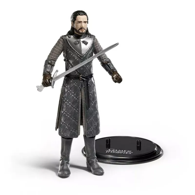 The Noble Collection Juego De Tronos Y La Casa Del Dragón ^Figura Coleccionable Bendyfigs Jon Snow - Game of Thrones