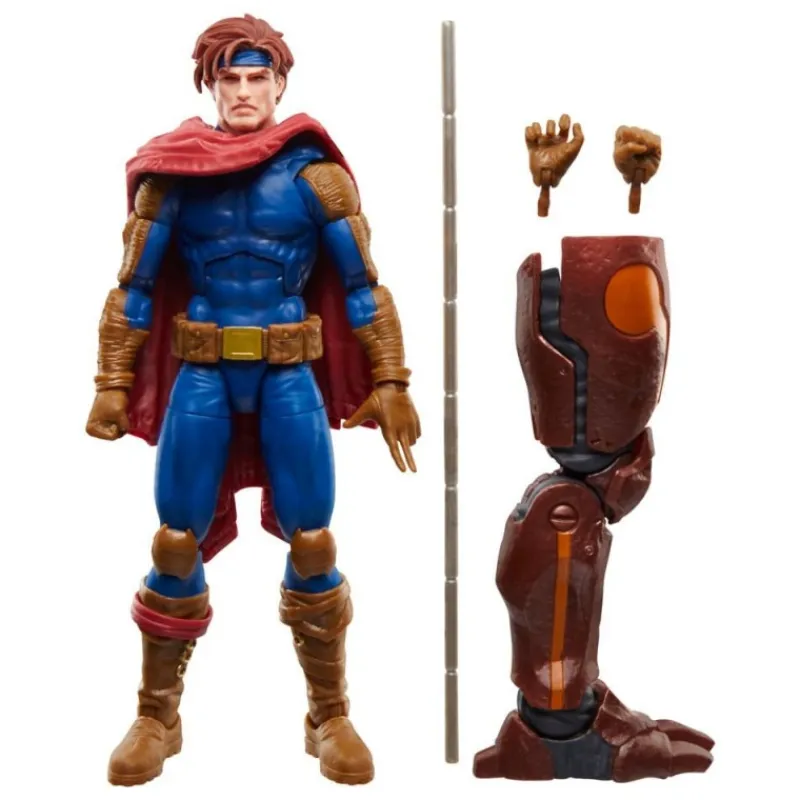 Hasbro Superhéroes Marvel|Coleccionismo Marvel^Figura de Acción Gambito Marvel Legends X-Men 15 cm