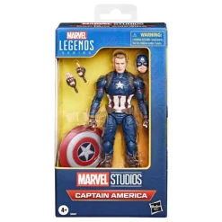 Hasbro Superhéroes Marvel|Coleccionismo Marvel^Figura de Capitán América 15 cm - Marvel Legends Vengadores: Endgame