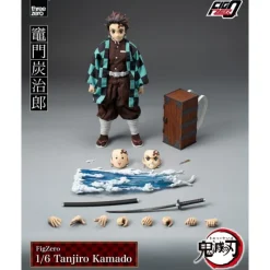 Threezero Figuras^Figura de colección Tanjiro Kamado de Demon Slayer 27 cm