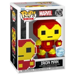 Funko Superhéroes Marvel|Funko Marvel^Figura de Vinilo 8-Bit Iron Man 9 cm - POP! Marvel