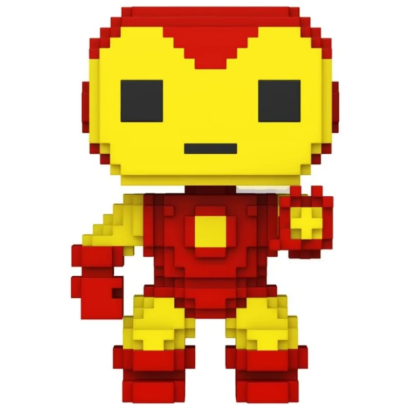Funko Superhéroes Marvel|Funko Marvel^Figura de Vinilo 8-Bit Iron Man 9 cm - POP! Marvel