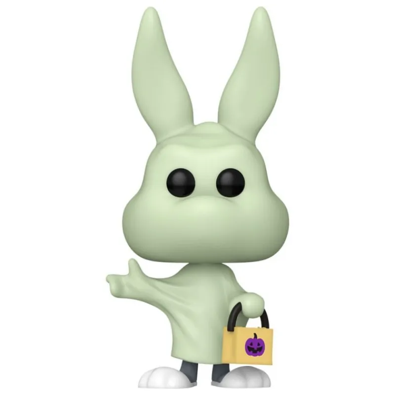 Funko Regalos De Otras Series^Figura de Vinilo Looney Tunes Halloween Bugs Bunny Fantasma 9 cm