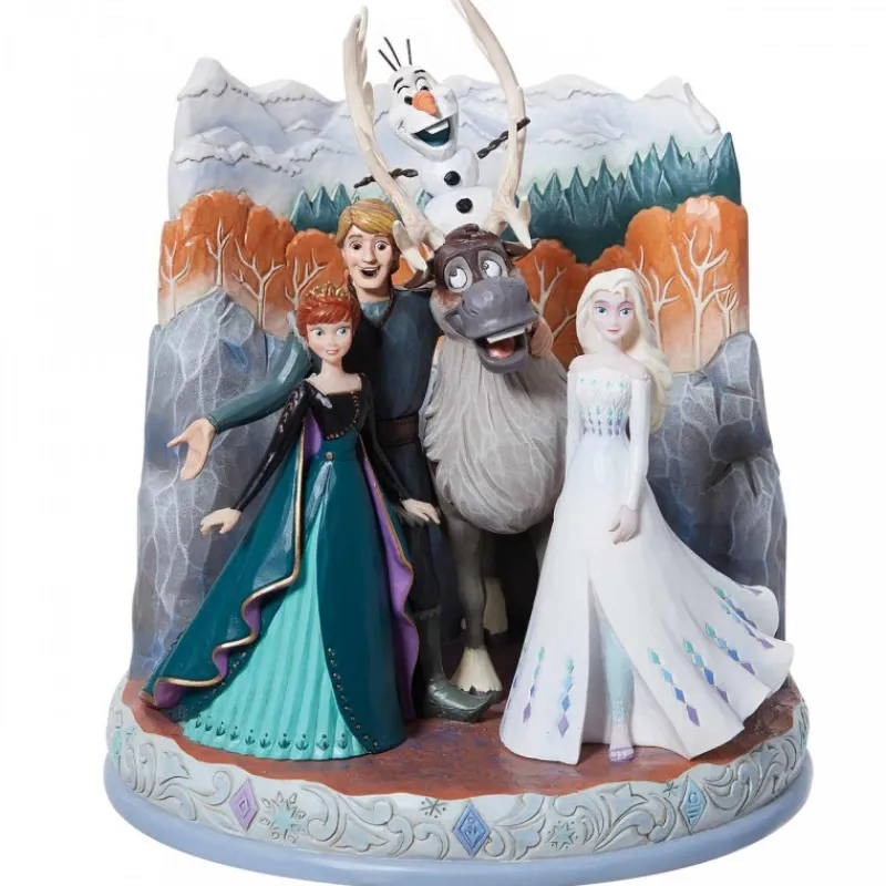 Enesco Películas Y Personajes De Disney ·Frozen Y Olaf|Figuras Disney De Colección ^Figura decorativa Disney Frozen 2