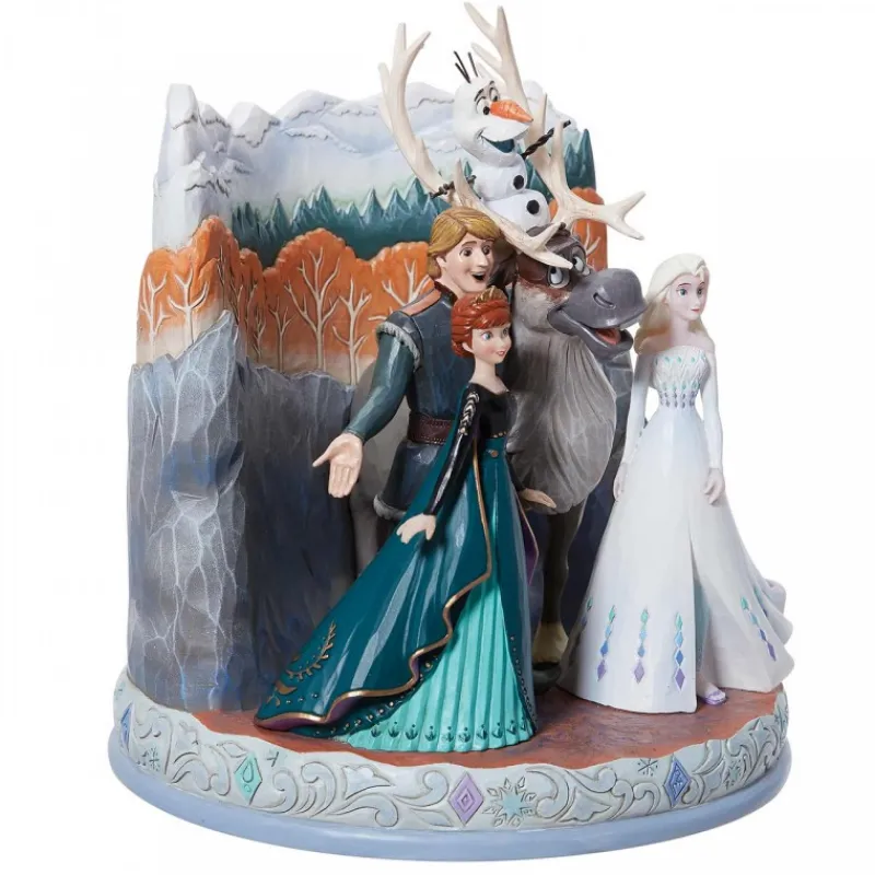 Enesco Películas Y Personajes De Disney ·Frozen Y Olaf|Figuras Disney De Colección ^Figura decorativa Disney Frozen 2