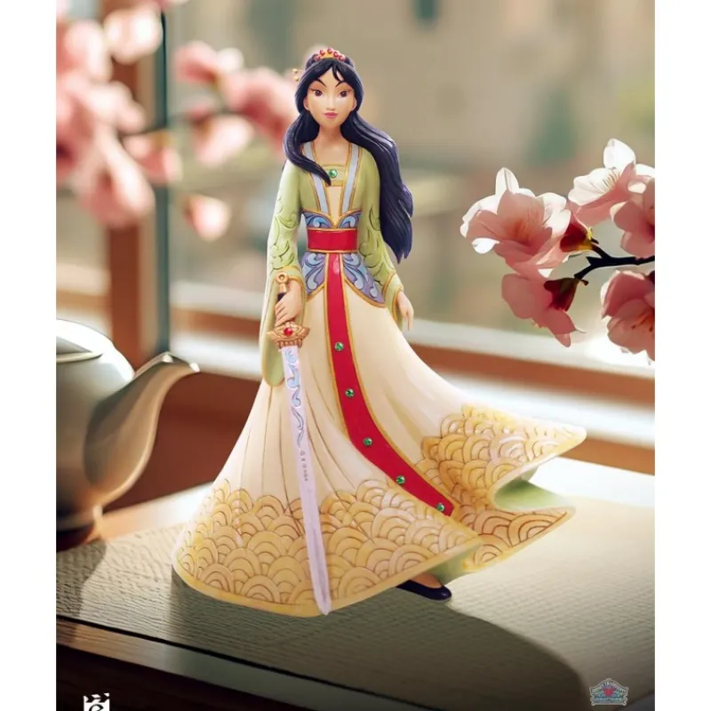 Enesco Películas Y Personajes De Disney ·Mulán Y Mushu|Figuras Disney De Colección ^Figura Deluxe de Mulán de Disney