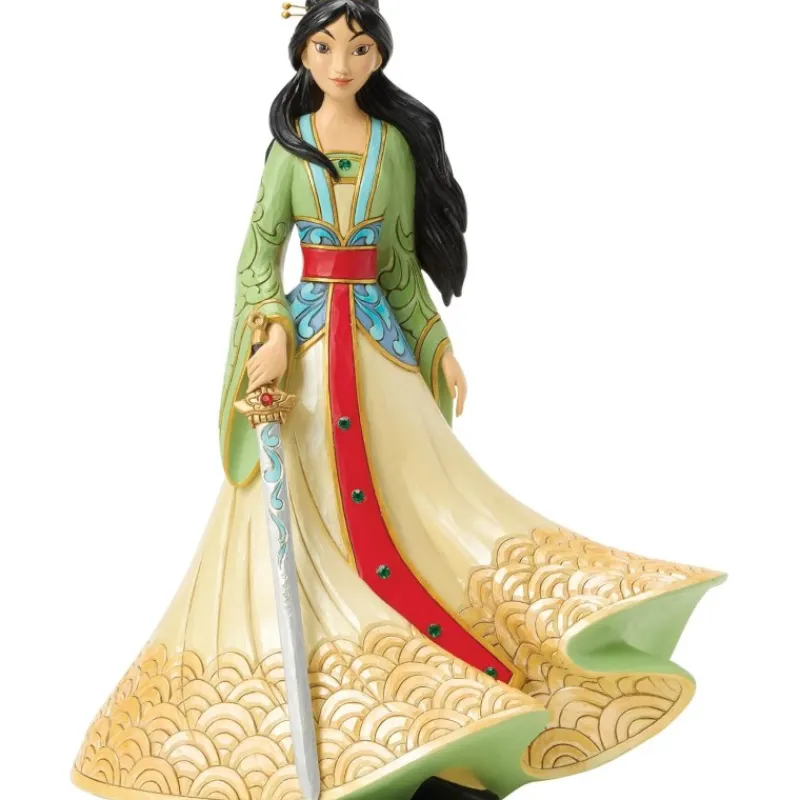 Enesco Películas Y Personajes De Disney ·Mulán Y Mushu|Figuras Disney De Colección ^Figura Deluxe de Mulán de Disney