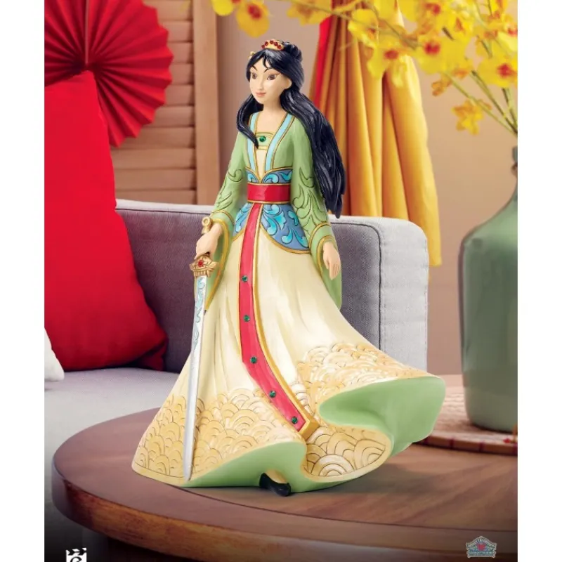 Enesco Películas Y Personajes De Disney ·Mulán Y Mushu|Figuras Disney De Colección ^Figura Deluxe de Mulán de Disney