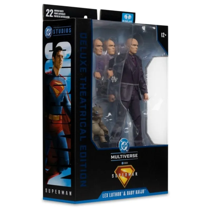 McFarlane Toys Regalos De Villanos Dc|Regalos De Superhéroes Dc^Figura Deluxe Lex Luthor y Baby Kaiju DC Multiverse 18 cm