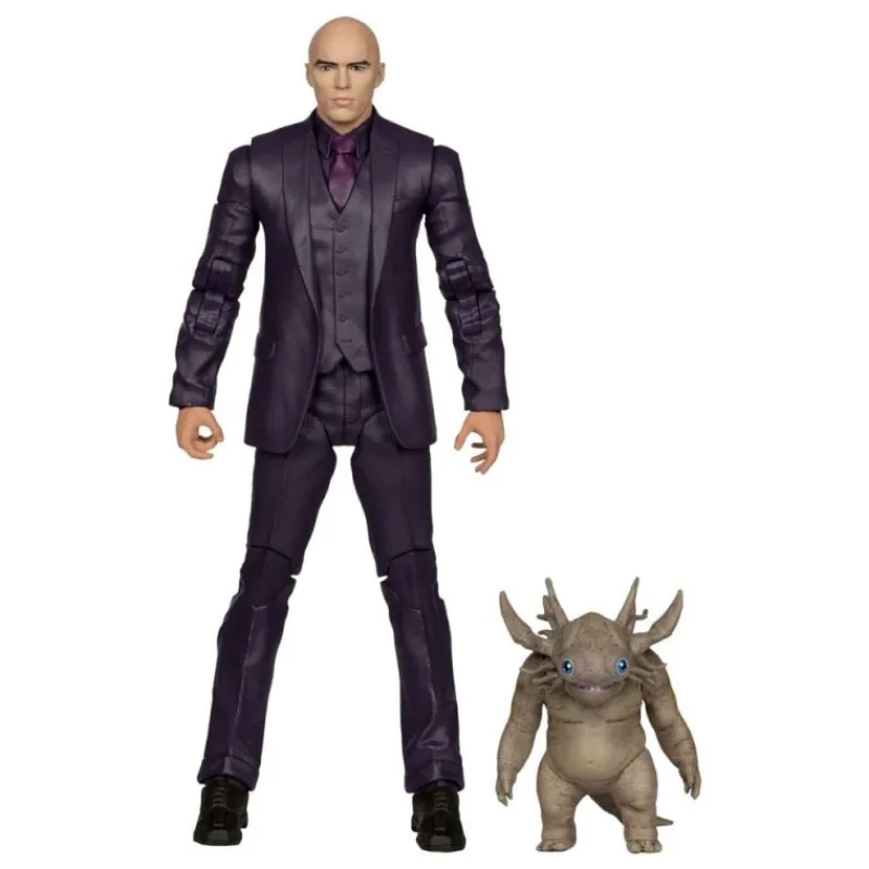 McFarlane Toys Regalos De Villanos Dc|Regalos De Superhéroes Dc^Figura Deluxe Lex Luthor y Baby Kaiju DC Multiverse 18 cm