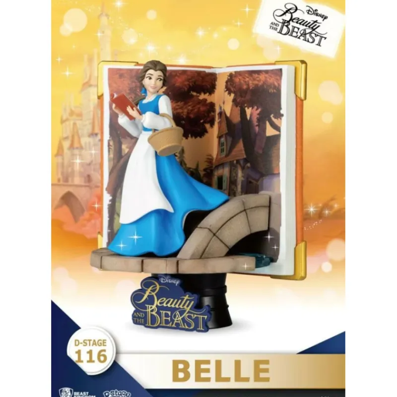 Beast Kingdom Películas Y Personajes De Disney ·La Bella Y La Bestia|Películas Y Personajes De Disney ·Princesas Disney^Figura Diorama D-Stage Bella Disney 14 cm