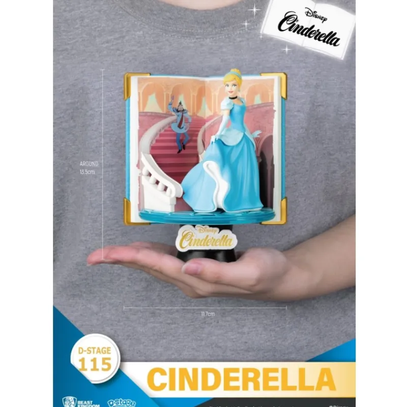 Beast Kingdom Películas Y Personajes De Disney ·Cenicienta|Películas Y Personajes De Disney ·Princesas Disney^Figura Diorama D-Stage Cenicienta Disney 14 cm