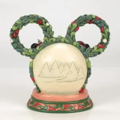 Enesco Películas Y Personajes De Disney ·Mickey & Minnie|Figuras Disney De Colección ^Figura Diorama Disney Mickey y Minnie Navideña