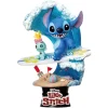Figura Diorama Stitch Surf Disney 15 cm Películas Y Personajes De Disney ·Lilo Y Stitch|Figuras Disney De Colección
