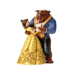 Enesco Películas Y Personajes De Disney ·Princesas Disney|Figuras Disney De Colección ^Figura Disney La Bella y la Bestia Jim Shore Dancing Couple 25th Anniversary