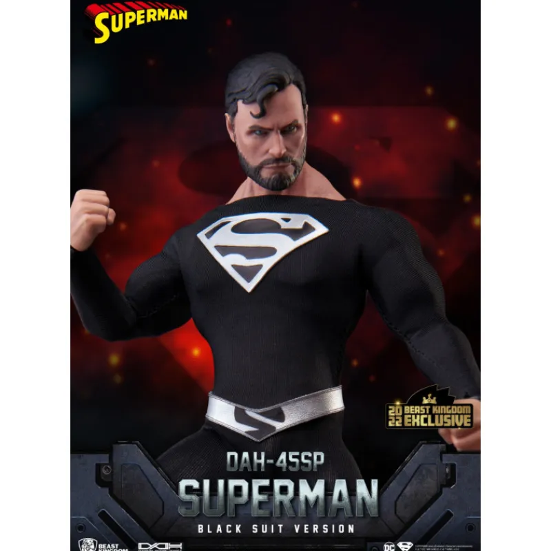 Discount Figura Dynamic8H DC Superman Traje Negro Especial Figuras Dc