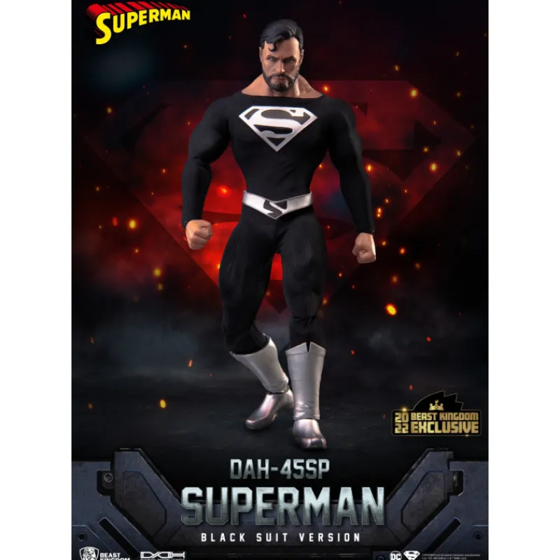 Discount Figura Dynamic8H DC Superman Traje Negro Especial Figuras Dc