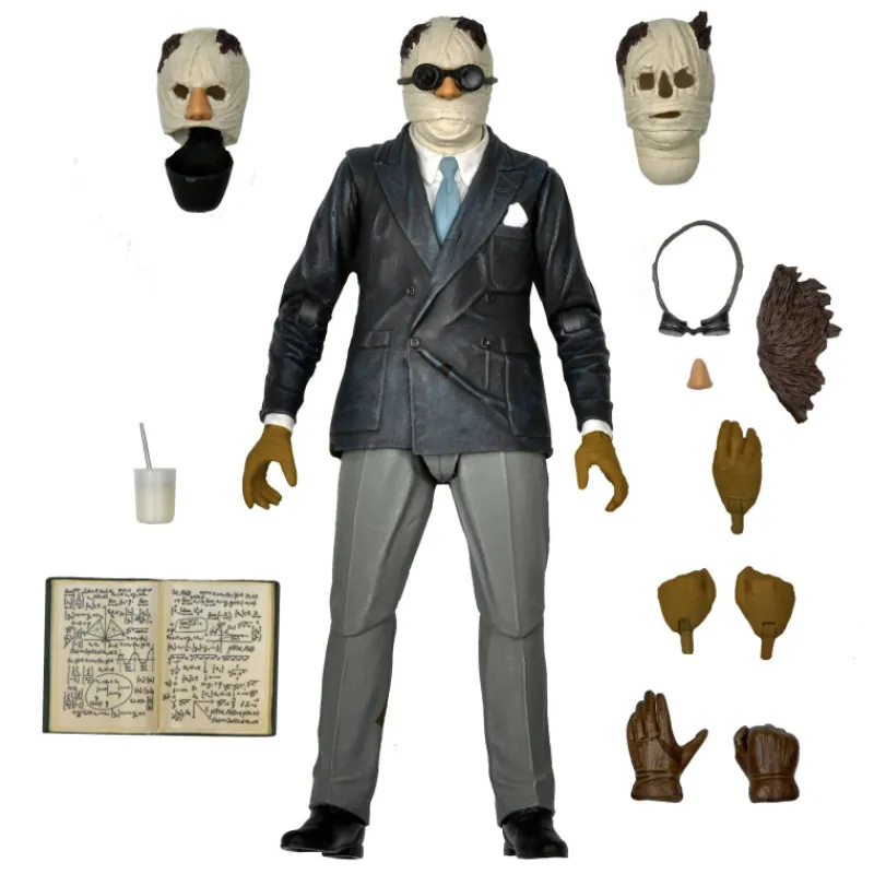 Neca Coleccionismo De Miedo Y Terror^Figura El hombre invisible Universal Monsters 18cm