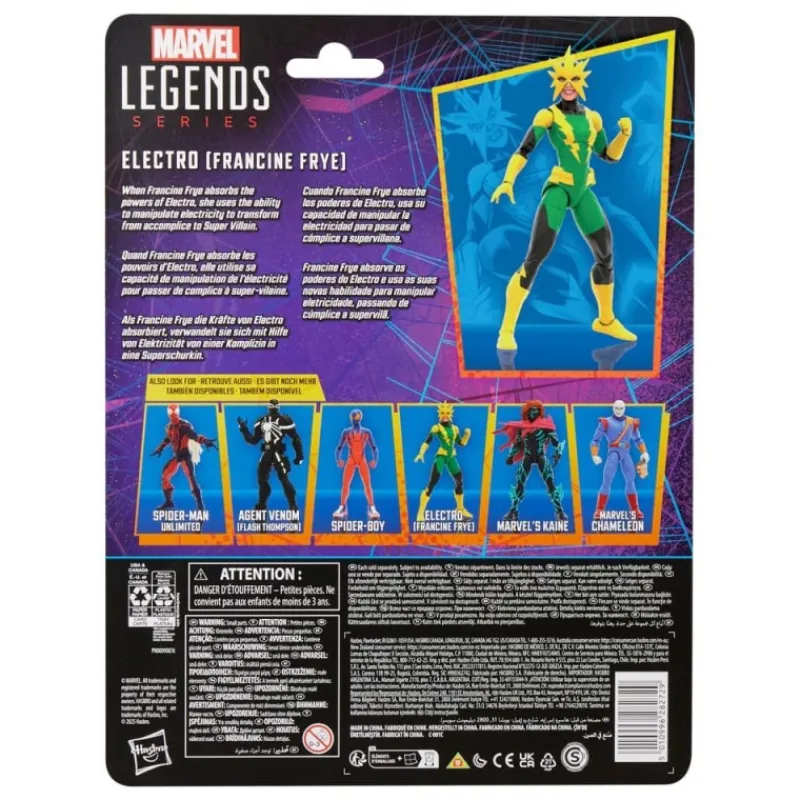Hasbro Superhéroes Marvel|Coleccionismo Marvel^Figura Electro Marvel Legends Retro 15 cm