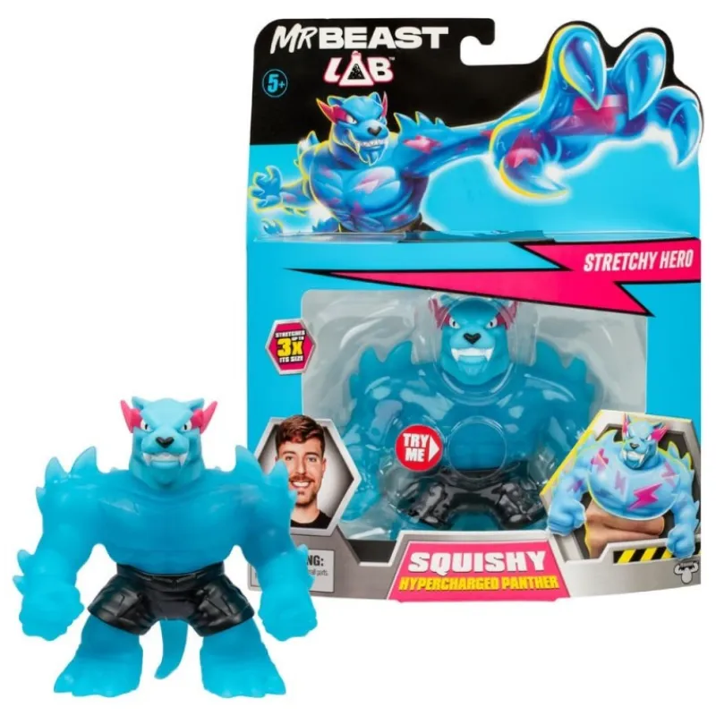 Sale Figura elástica Mr. Beast Lab Goo Jit Zu Panther 11 cm Juguetes, Figuras Y Más Regalos Para Peques