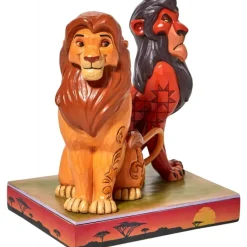 Otros Fabricantes Películas Y Personajes De Disney ·El Rey León|Figuras Disney De Colección ^Figura Enesco Disney El Rey León Simba y Scar 16.5 cm