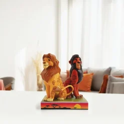 Otros Fabricantes Películas Y Personajes De Disney ·El Rey León|Figuras Disney De Colección ^Figura Enesco Disney El Rey León Simba y Scar 16.5 cm