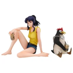 Megahouse Figuras^Figura Evangelion Misato Katsuragi & Pen Pen