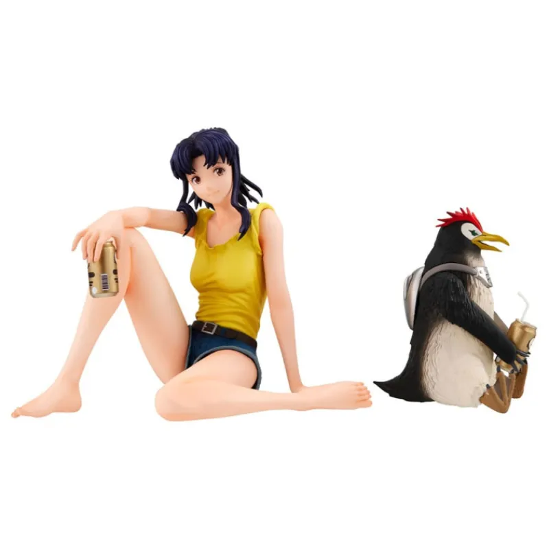 Megahouse Figuras^Figura Evangelion Misato Katsuragi & Pen Pen