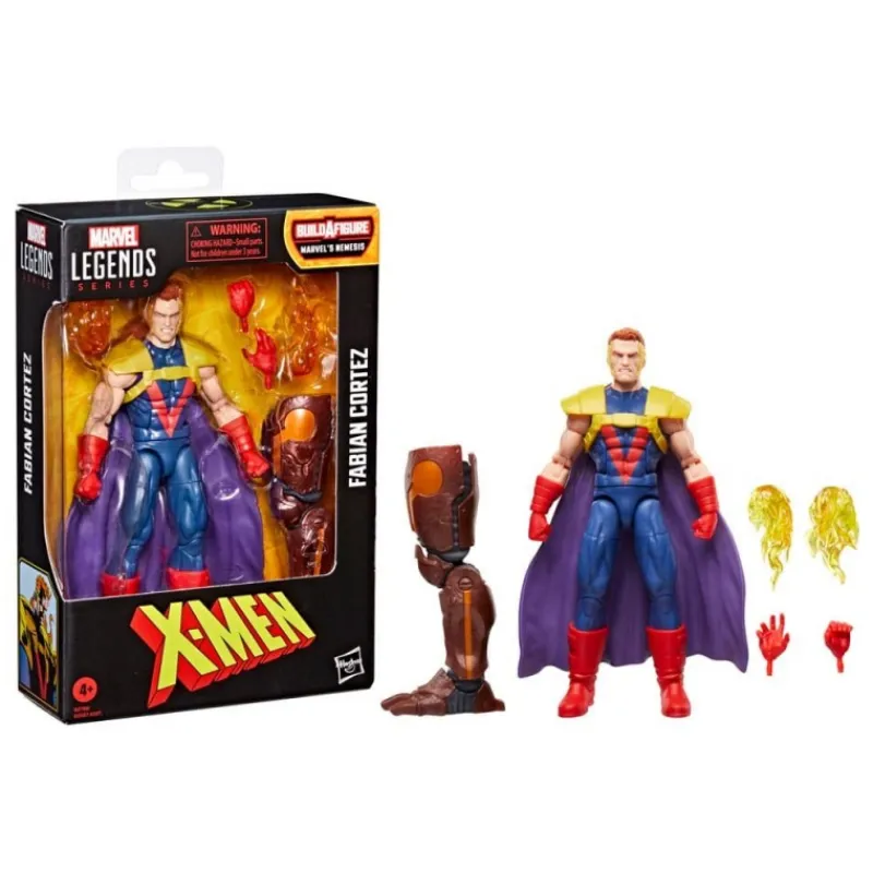 Hot Figura Fabian Cortez X-Men Marvel Legends de 15 cm Superhéroes Marvel|Coleccionismo Marvel