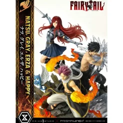 Clearance Figura Fairy Tail 1/6 Natsu, Gray, Erza, Happy Figuras