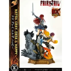 Clearance Figura Fairy Tail 1/6 Natsu, Gray, Erza, Happy Figuras