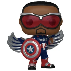 Hot Figura POP! Captain America Brave New World 9 cm Superhéroes Marvel|Funko Marvel