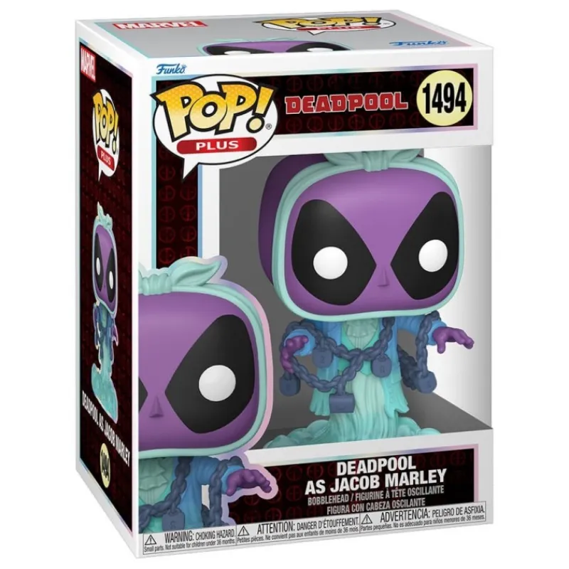 Best Figura POP! Deadpool como Jacob Marley 9 cm Superhéroes Marvel|Funko Marvel