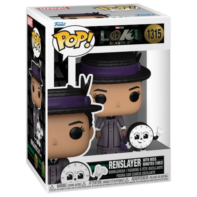 Online Figura POP! Renslayer con Miss Minutes de Loki 9 cm Cosas De Villanos Marvel|Funko Marvel