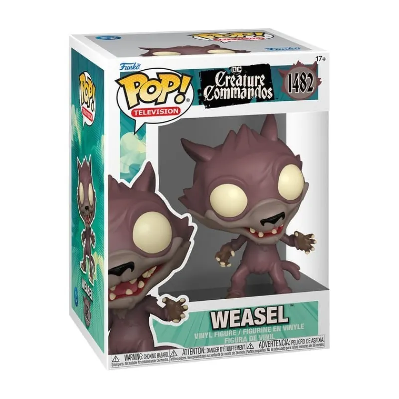 Discount Figura POP! TV Creature Commandos Weasel 9 cm Regalos De Superhéroes Dc|Figuras Dc