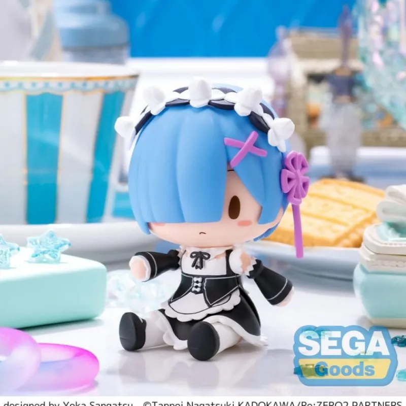 Sega Figuras^Figura Fuwa Petit Chibi PVC Rem 8 cm de Re:Zero