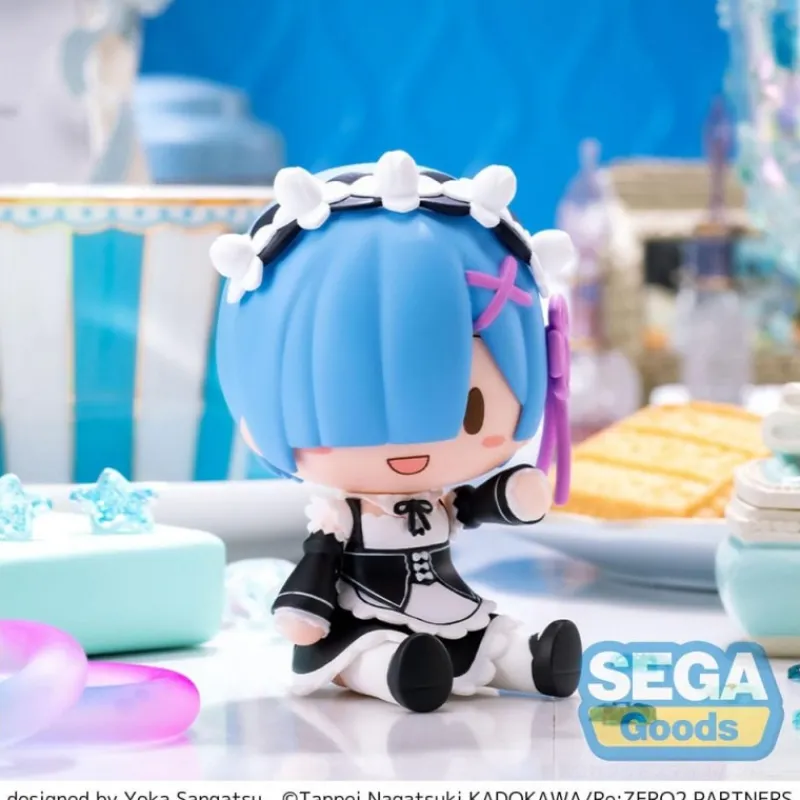 Sega Figuras^Figura Fuwa Petit Chibi PVC Rem 8 cm de Re:Zero