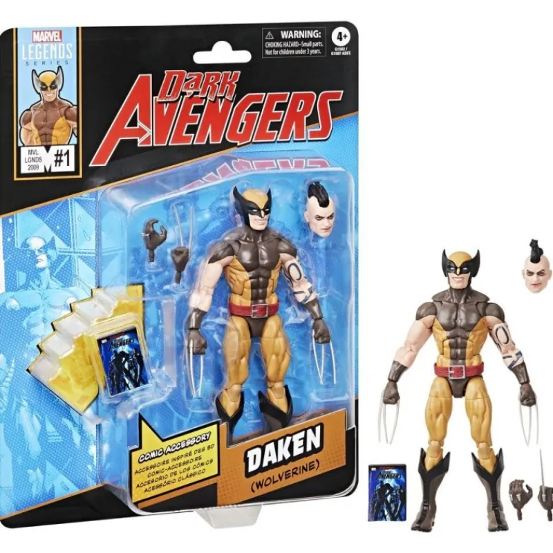 Hasbro Superhéroes Marvel|Coleccionismo Marvel^Figura Marvel Legends Daken Wolverine Dark Avengers