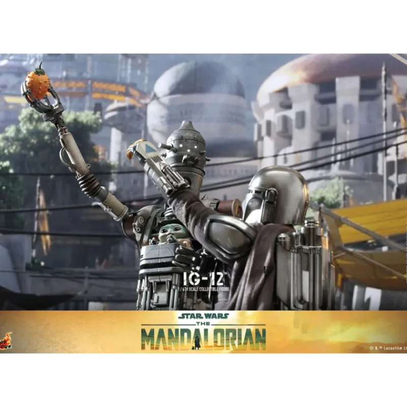 Hot Toys The Mandalorian|Regalos Star Wars Por Personaje ^Figura IG-12 Star Wars: The Mandalorian