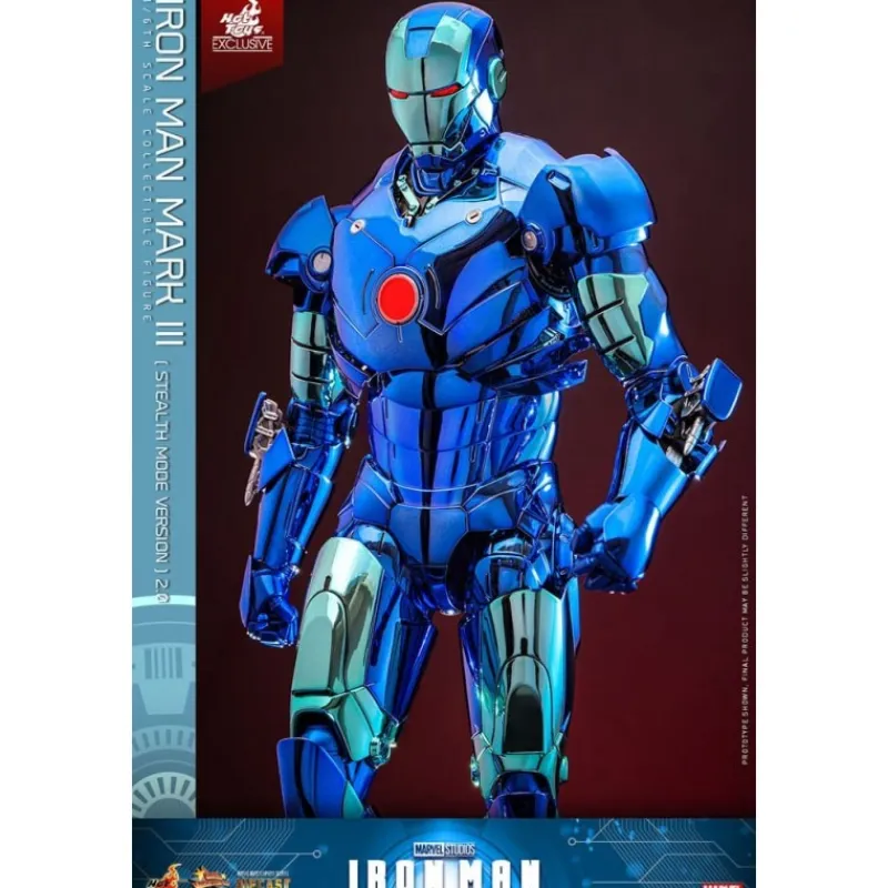 Hot Toys Superhéroes Marvel|Coleccionismo Marvel^Figura Iron Man Mark III Stealth Mode 33 cm