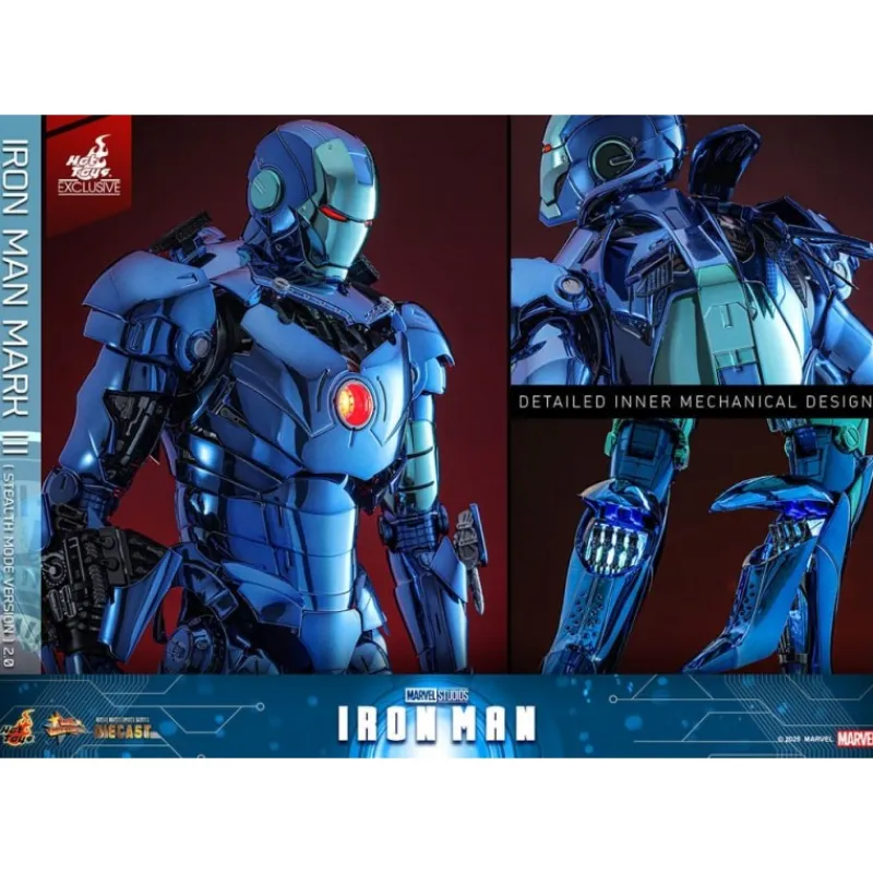 Hot Toys Superhéroes Marvel|Coleccionismo Marvel^Figura Iron Man Mark III Stealth Mode 33 cm