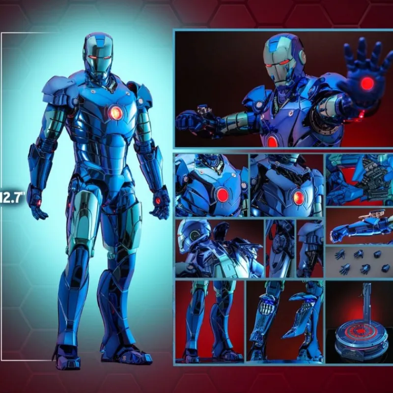 Hot Toys Superhéroes Marvel|Coleccionismo Marvel^Figura Iron Man Mark III Stealth Mode 33 cm