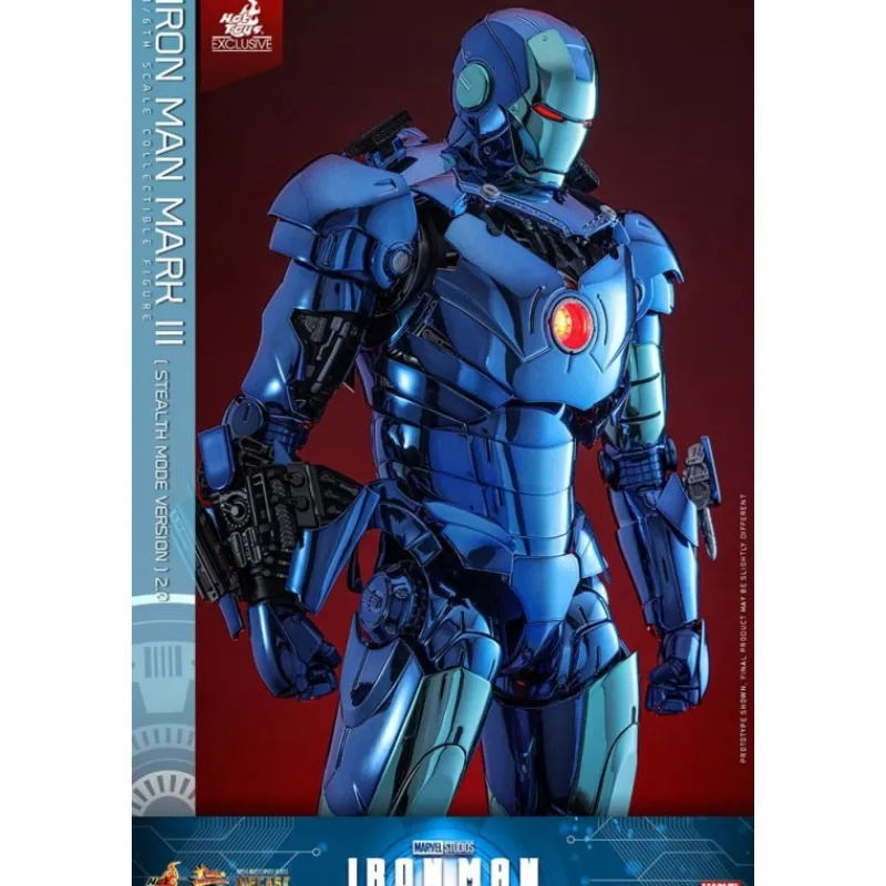 Hot Toys Superhéroes Marvel|Coleccionismo Marvel^Figura Iron Man Mark III Stealth Mode 33 cm