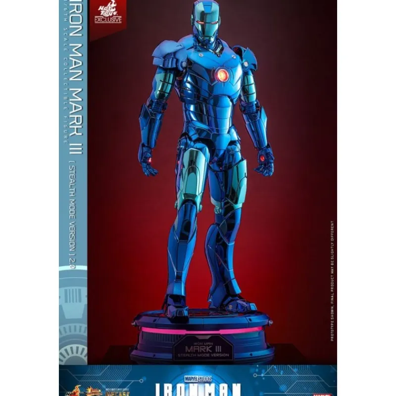 Hot Toys Superhéroes Marvel|Coleccionismo Marvel^Figura Iron Man Mark III Stealth Mode 33 cm