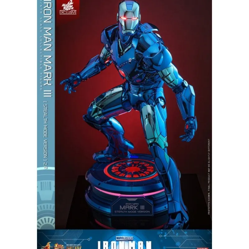 Hot Toys Superhéroes Marvel|Coleccionismo Marvel^Figura Iron Man Mark III Stealth Mode 33 cm