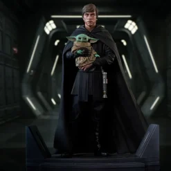 Hot Figura Luke Skywalker y Grogu The Mandalorian Replicas Y Coleccionismo Star Wars