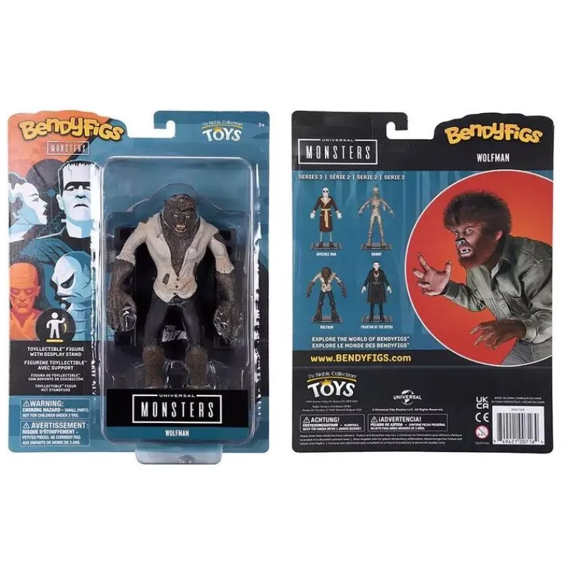 Best Figura maleable El Hombre Lobo Bendyfigs 17 cm Coleccionismo De Miedo Y Terror