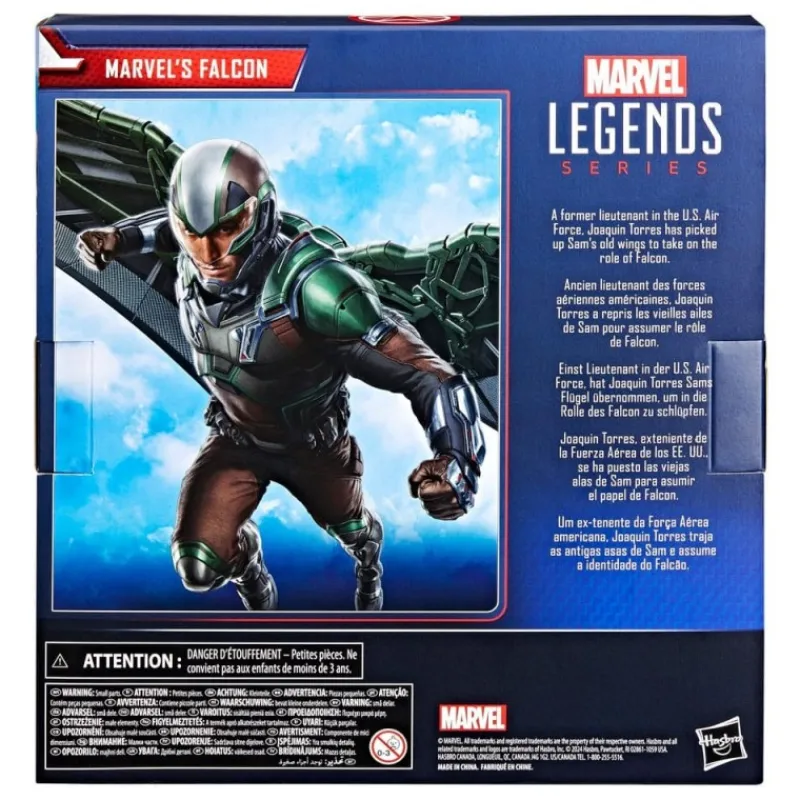Hasbro Superhéroes Marvel|Coleccionismo Marvel^Figura Marvel Legends de Marvel's Falcon 15 cm