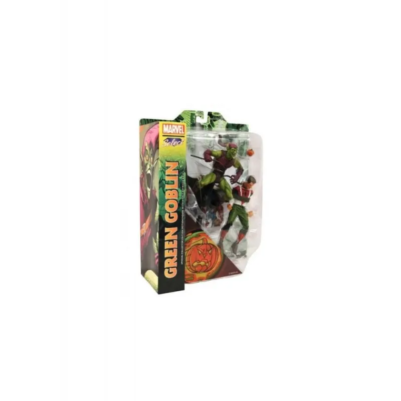 Outlet Figura Marvel Select Green Goblin VS Spider-Man 18 cm Cosas De Villanos Marvel|Superhéroes Marvel