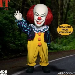 Mezco Toys Pennywise It Y Stephen King |Coleccionismo De Miedo Y Terror^Figura MDS Deluxe Pennywise 38 cm -